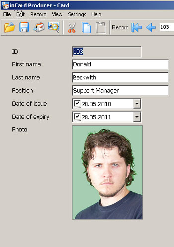 ID card software