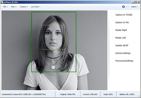 ID photography software, TWAIN driver