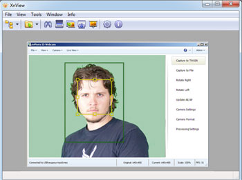 inPhoto ID Webcam with XnView software
